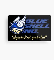 Blue Shell Inc. (no distressing) Metal Print