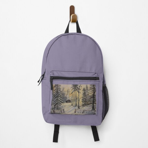 Item preview, Peaceful Winter Cabin designed and sold by Holly Koenig.