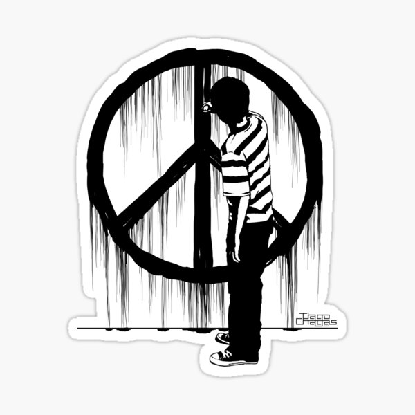 Peace sign Sticker