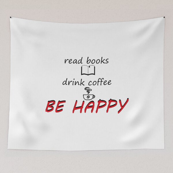 Item preview, drink coffee , read books , be happy  designed and sold by bkjournaly2020.