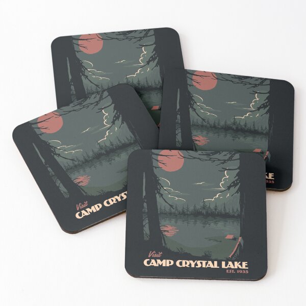 Item preview, Visit Camp Crystal Lake travel poster designed and sold by mathiole.
