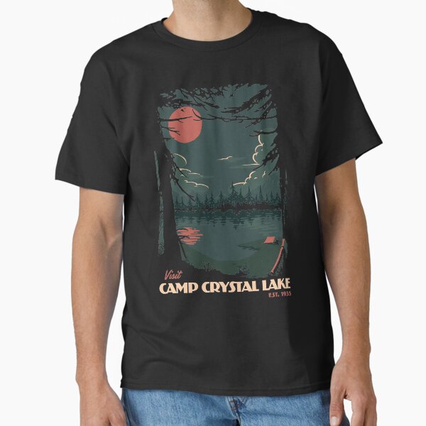 Item preview, Visit Camp Crystal Lake travel poster designed and sold by mathiole.