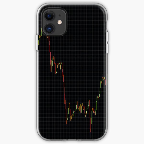 Candlestick chart forex iPhone Soft Case