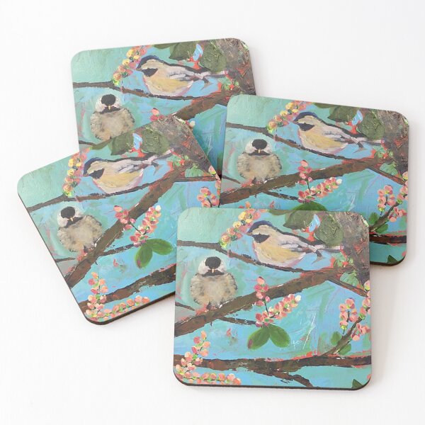 Item preview, Two Chickadees designed and sold by MCowsertArt.