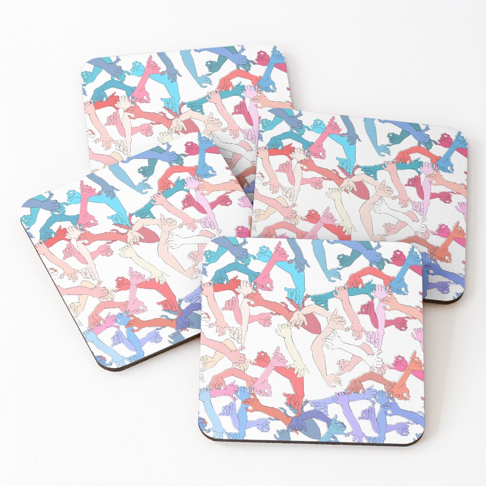 Item preview, Coasters (Set of 4) designed and sold by eelsock.