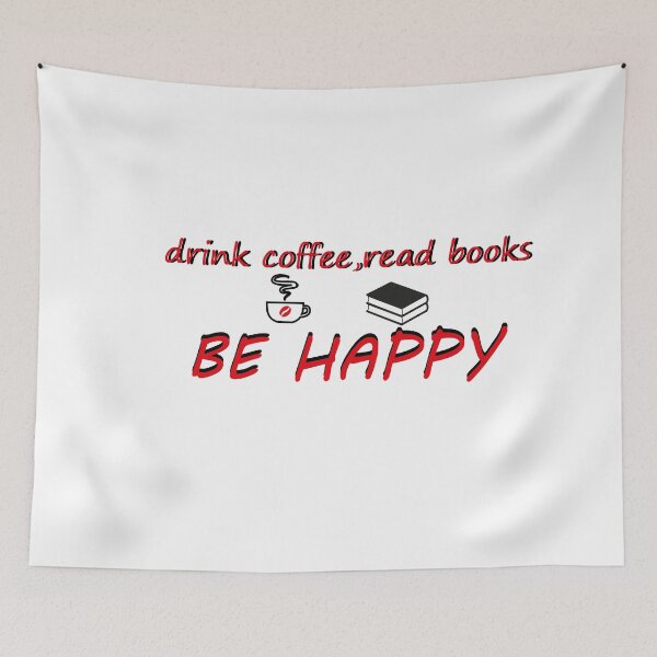 Item preview, drink coffee , read books , be happy  designed and sold by bkjournaly2020.