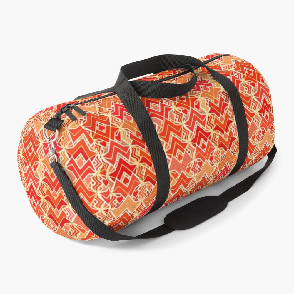 Orange Mini Duffle Purse