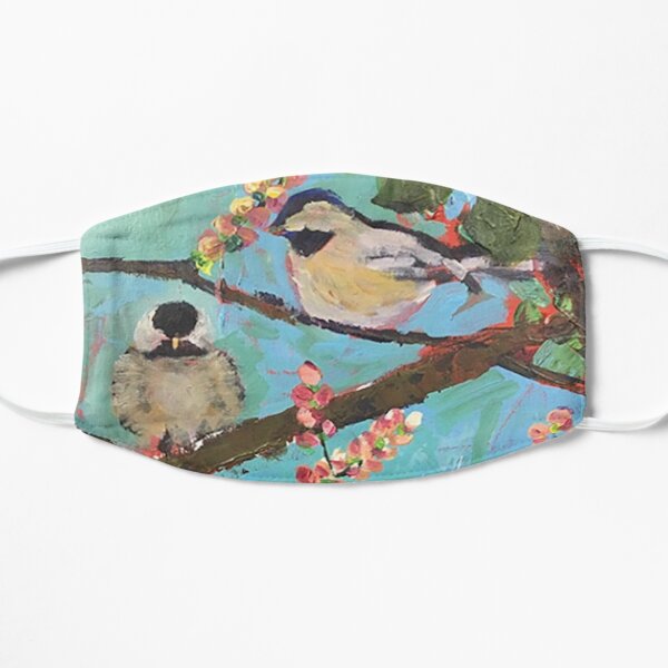 Two Chickadees Mask