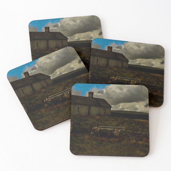 Item preview, Landscape Old Shed Loch Shin Scotland designed and sold by Stravaigin.