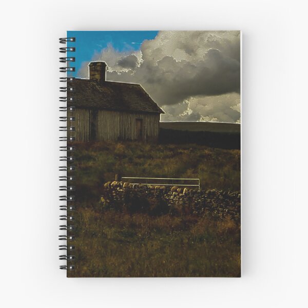 Item preview, Landscape Old Shed Loch Shin Scotland designed and sold by Stravaigin.