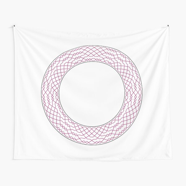 London Surprise Major Method Wreath — Blanket (Red) Tapestry