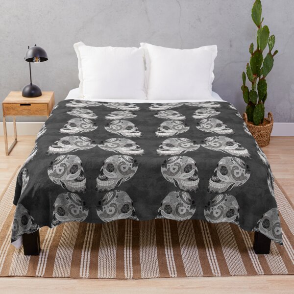 Item preview, Skull ~ Black/Grey designed and sold by CeriLodge.