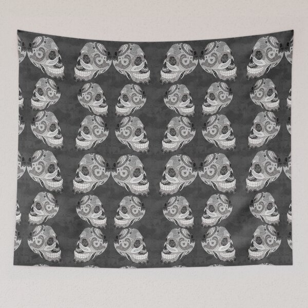 Item preview, Skull ~ Black/Grey designed and sold by CeriLodge.
