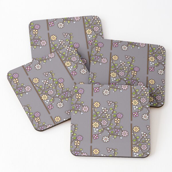 Item preview, Flowers Glow Up -  Grey designed and sold by BumbleChynxBee.