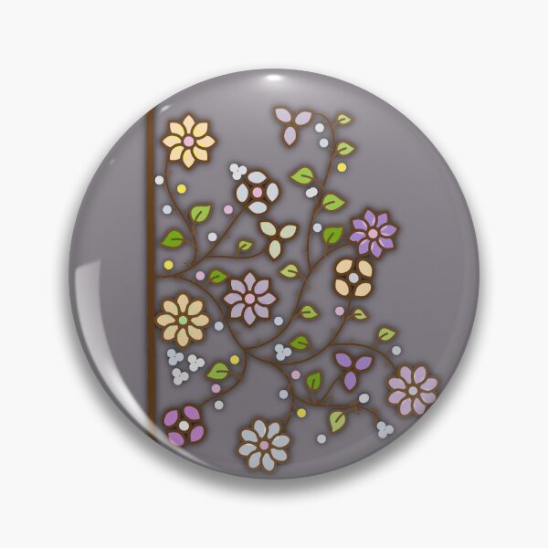 Item preview, Flowers Glow Up -  Grey designed and sold by BumbleChynxBee.