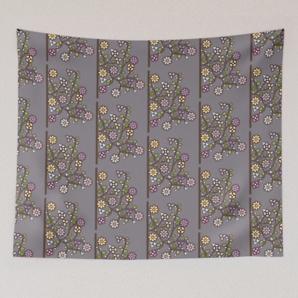 Item preview, Flowers Glow Up -  Grey designed and sold by BumbleChynxBee.