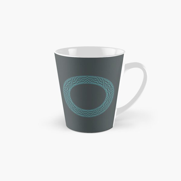 Double Norwich Court Bob Major Method Wreath — Mug (Blue) Tall Mug