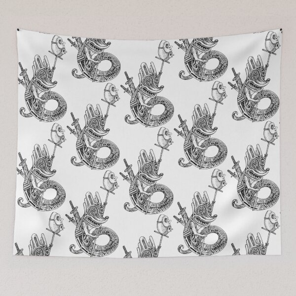 Item preview, Fox Samurai | Psychedelic Art designed and sold by Trippinink-.