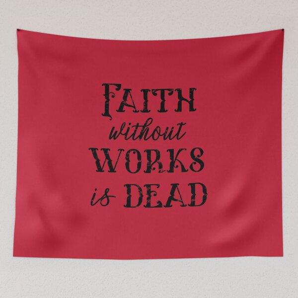 Item preview, Faith Without Works is Dead - distressed grunge effect designed and sold by JodyzDesigns.