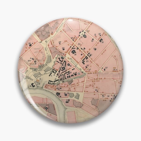 Item preview, Vintage Map of Mogilev Belarus (1835) designed and sold by BravuraMedia.