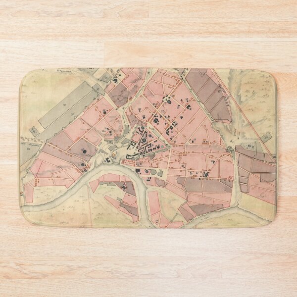 Item preview, Vintage Map of Mogilev Belarus (1835) designed and sold by BravuraMedia.