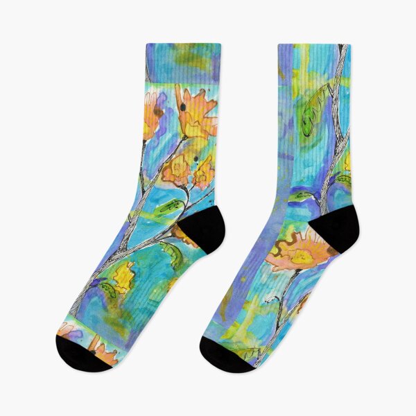 Item preview, Inky Orange Flowers designed and sold by Kyleacharisse.
