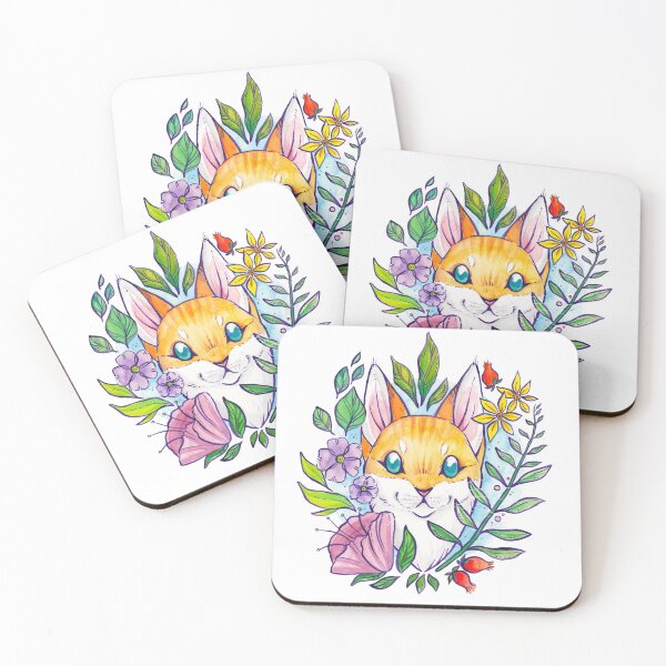 Item preview, Summer Flower Cat designed and sold by kattvalk.