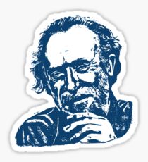 Bukowski Blue Sticker