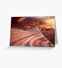 The Fire Wave Greeting Card