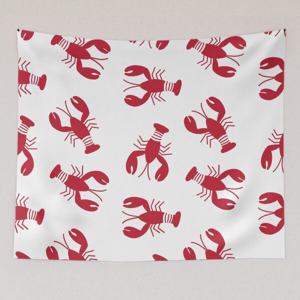 Item preview, Red Lobsters Seamless Pattern  designed and sold by FriendsList.