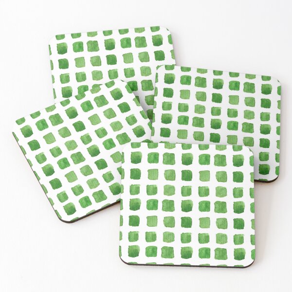 Item preview, Green Watercolor Shapes  designed and sold by namiartsdesign.