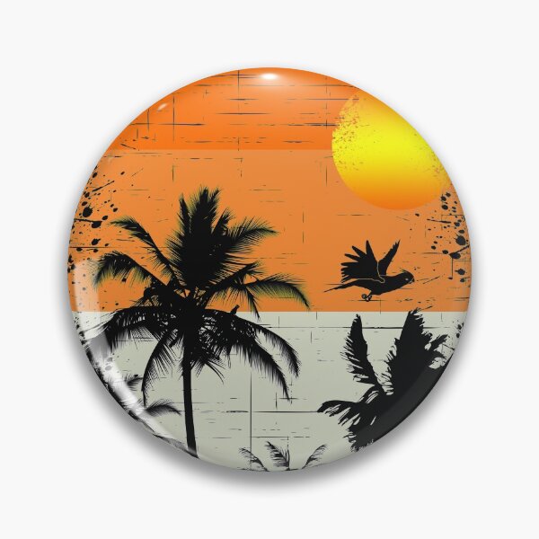 Artikelvorschau, Boys Time Tropical Sunset Curve Palmen und Surfer am Strand 2 entworfen und verkauft von Ford@ The-Hut⭐⭐⭐⭐⭐.