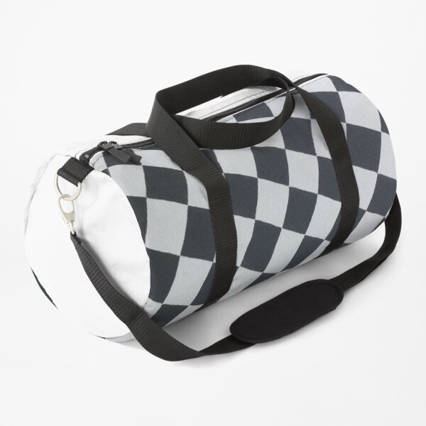 Black and white Duffle Bag
