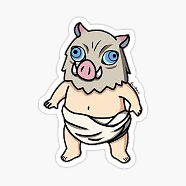 Inosuke Baby Sticker By Rasikatan Redbubble