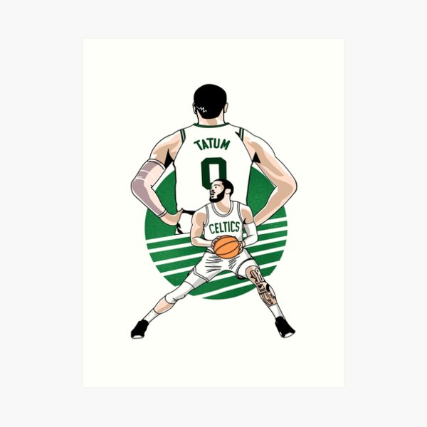 Jayson Tatum Rookie Art Prints | Redbubble