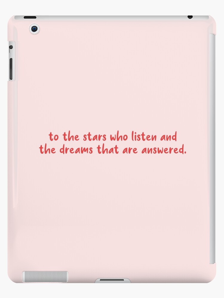 ACOTAR Velaris pink gold glitter | iPad Case & Skin