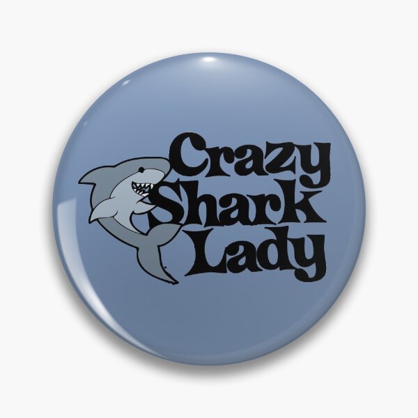 Item preview, Crazy Shark Lady designed and sold by FrictionMaxxing.