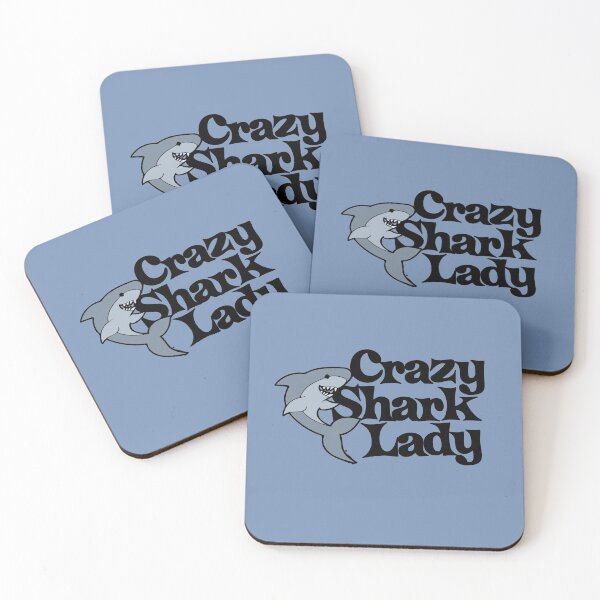 Item preview, Crazy Shark Lady designed and sold by FrictionMaxxing.