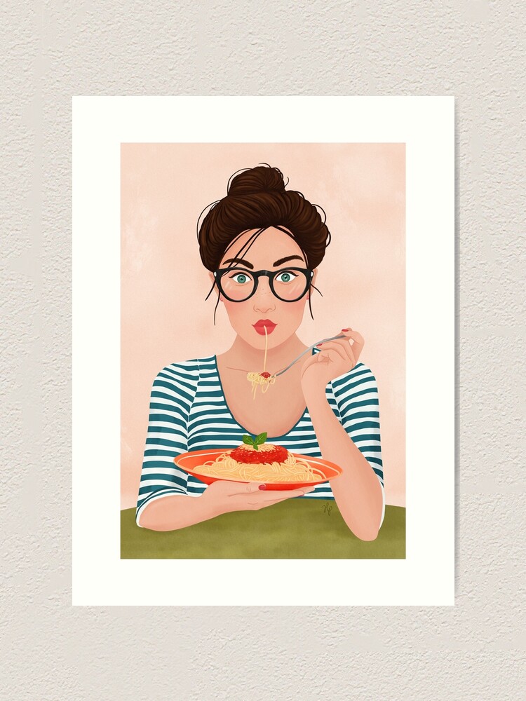 Alternate view of Spaghetti Art Print