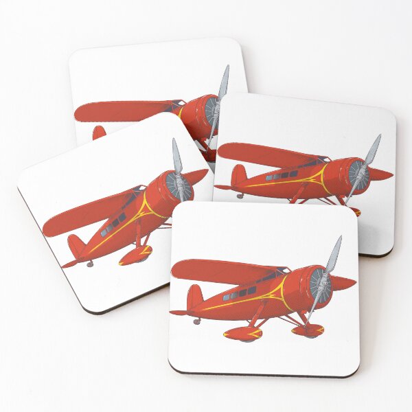 Item preview, vintage red plane designed and sold by Pennycoolcat.