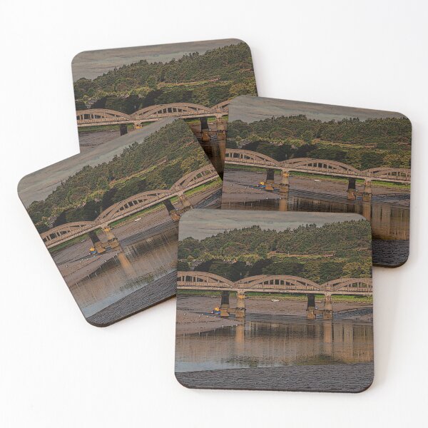 Item preview, Bridge River Dee Fishing Boats Kirkcudbright Scotland designed and sold by Stravaigin.