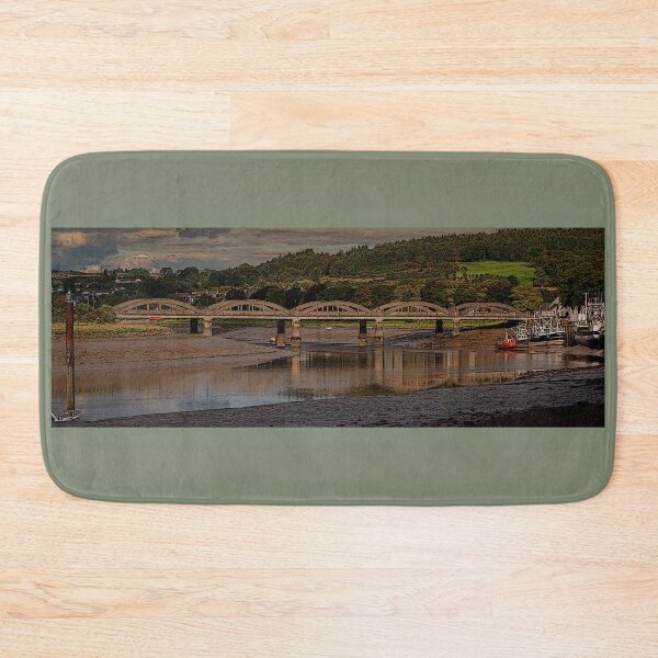 Item preview, Bridge River Dee Fishing Boats Kirkcudbright Scotland designed and sold by Stravaigin.