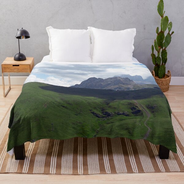 Item preview, Highland Meadow Mountain Peaks Landscape designed and sold by Anna Lemos.