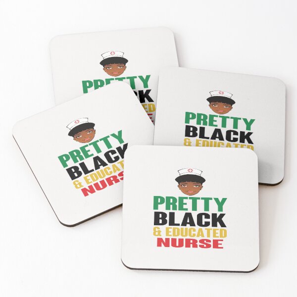 Item preview, Pretty Black and Educated Nurse Gift Idea For Women Girls & Siblings designed and sold by clothesy7.