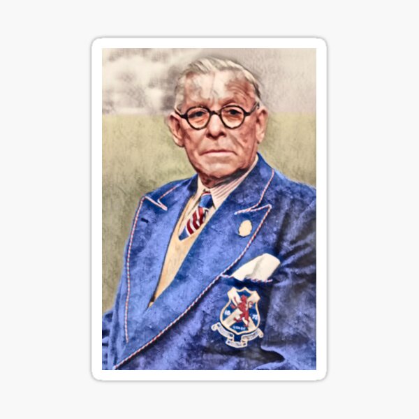 Bill Struth Digital Painting Sticker