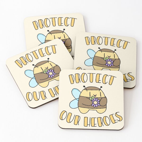 Item preview, Save them Bees designed and sold by ClutteredCrafts.