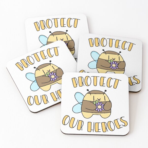 Item preview, Save them Bees designed and sold by ClutteredCrafts.