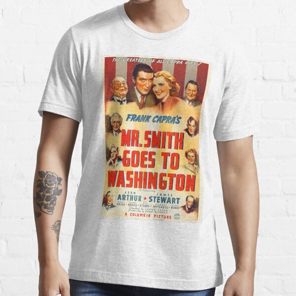 "Mr. Smith Goes to Washington vintage film poster" Tshirt by