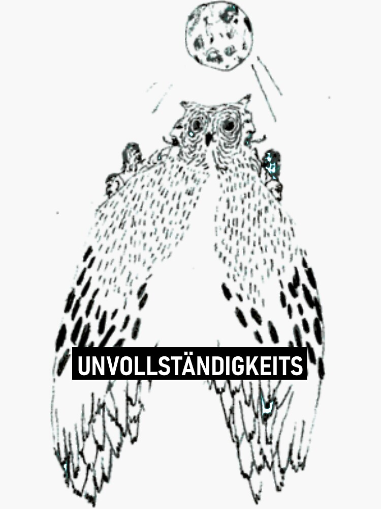 Thumbnail 3 of 3, Sticker, Unvollständigkeits logo designed and sold by Herzrecords.