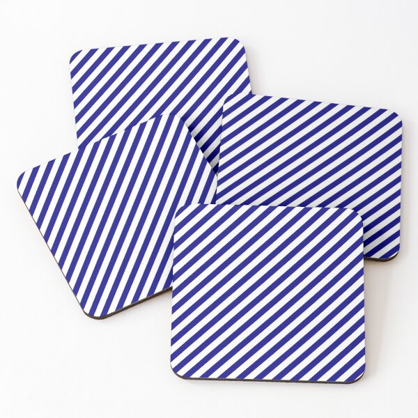 Item preview, Navy- white stripes designed and sold by MZ-Art.